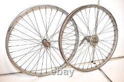 1953 Schwinn Panther Bicycle S2 RIM WHEEL SET BENDIX Original Balloon Bike Part