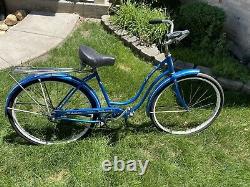 1954 Schwinn Hollywood Bicycle M43898 Chicago Schwinn Vintage Cruiser Bike