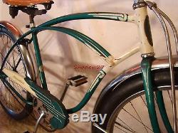 1955 SCHWINN STREAMLINER B6 BIKE VINTAGE DELUXE AUTOYCLE/PHANTOM WAS TANK S2 50s