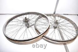 1955 Schwinn Black Phantom Bicycle S2 RIM WHEEL SET 26 Balloon Bike Part