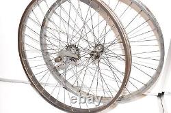 1955 Schwinn Black Phantom Bicycle S2 RIM WHEEL SET 26 Balloon Bike Part