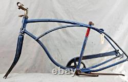 1955 Schwinn Vintage Cruiser Road Bike Frame Set 19 Large Steel USA Made/Ships