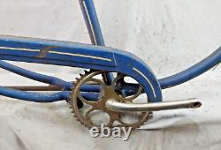 1955 Schwinn Vintage Cruiser Road Bike Frame Set 19 Large Steel USA Made/Ships