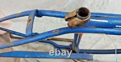1955 Schwinn Vintage Cruiser Road Bike Frame Set 19 Large Steel USA Made/Ships