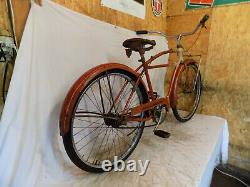 1956 Schwinn Flying Star Vintage Tank Bicycle Rat Rod Typhoon Deluxe Tornado S7