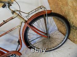 1956 Schwinn Flying Star Vintage Tank Bicycle Rat Rod Typhoon Deluxe Tornado S7