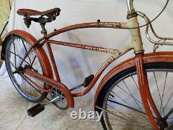 1956 Schwinn Flying Star Vintage Tank Bicycle Rat Rod Typhoon Deluxe Tornado S7