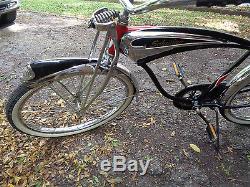 1956 Vintage Schwinn Black Phantom Bicycle BLOWOUT PRICE SALE