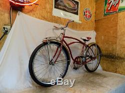 1957 Schwinn Corvette Mens/boys 24 Vintage Bike Jaguar Typhoon Tiger Chevy S7