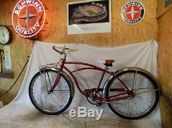 1957 Schwinn Corvette Mens/boys 24 Vintage Bike Jaguar Typhoon Tiger Chevy S7