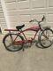 1957 Schwinn Mark Ii Jaguar Beach Cruiser Red & White Mens Vintage Bicycle