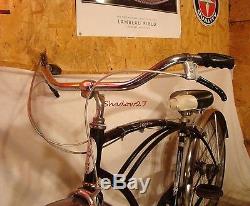 1958 SCHWINN CORVETTE MENS 3-SPEED BICYCLE VINTAGE JAGUAR TYPHOON PANTHER S7 50s