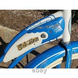 1958 Schwinn Hornet Ladies Bicycle With Tank Vintage Retro Antique Unrestored