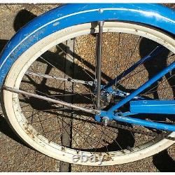 1958 Schwinn Hornet Ladies Bicycle With Tank Vintage Retro Antique Unrestored