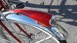 1958 Schwinn Phantom K813112 Unrestored Original Paint Genuine Vintage Red 58