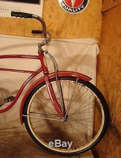 1960 Schwinn Tornado Straightbar Mens Cruiser Bike Vintage Typhoon Bicycle S7 As