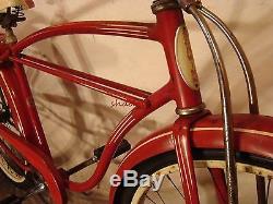 1960 Schwinn Tornado Straightbar Mens Cruiser Bike Vintage Typhoon Bicycle S7 As