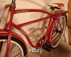 1960 Schwinn Tornado Straightbar Mens Cruiser Bike Vintage Typhoon Bicycle S7 As