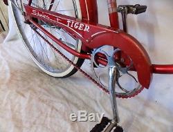 1960 Schwinn Tiger 2-speed Vintage Bicycle Typhoon S7 American Corvette Bike S7