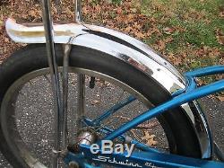 1960's Schwinn Stingray deluxe bike vintage 1968 bicycle blue Sting Ray coaster