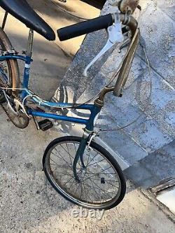 1960s SCHWINN BLUE MUSCLE BIKE EARLY BANANA SEAT VINTAGE