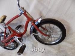 1960s SCHWINN LIL TIGER MINI STINGRAY BANANA SEAT MUSCLE BIKE RED 60s VINTAGE