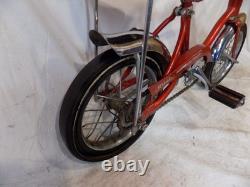 1960s SCHWINN LIL TIGER MINI STINGRAY BANANA SEAT MUSCLE BIKE RED 60s VINTAGE