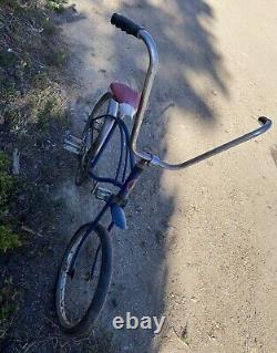 1960s Schwinn Stingray Vintage Antique Custom Banana Bike Bicycle Ape Hangers