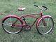 1961 March Schwinn Speedster 24 Westwind Tires Tubular S-7 Vintage Red Bicycle