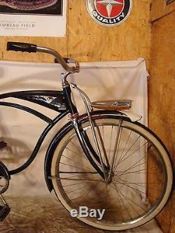 1961 SCHWINN STREAMLINER MENS TANK BIKE VINTAGE PANTHER HORNET S7 HEADLIGHT+HORN