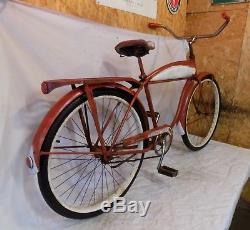 1961 Schwinn Flying Star Vintage Tank Bicycle Rat Rod Typhoon Deluxe Tornado S7