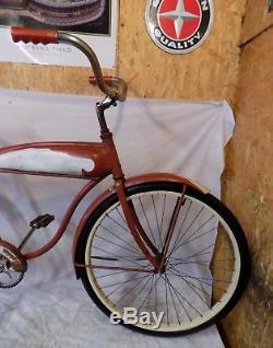 1961 Schwinn Flying Star Vintage Tank Bicycle Rat Rod Typhoon Deluxe Tornado S7