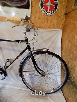 1961 Schwinn Traveler Mens 3-speed Bike Vintage Speedster Racer Collegiate Black