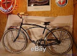 1962 Schwinn Deluxe American Mens Tank Bicycle Vintage Typhoon Panther Jaguar S7