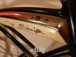 1962 Schwinn Deluxe American Mens Tank Bicycle Vintage Typhoon Panther Jaguar S7