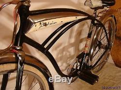 1962 Schwinn Deluxe American Mens Tank Bicycle Vintage Typhoon Panther Jaguar S7