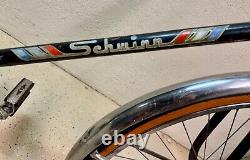 1962 Schwinn Traveler Men's 3 Speed Bicycle Black Rebuilt Vintage