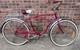 1962 Schwinn Typhoon Vintage Cruiser Bike Red White Steel Frame Coaster Brake