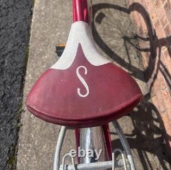 1962 Schwinn Typhoon Vintage Cruiser Bike Red White Steel Frame Coaster Brake