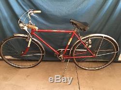 1963 SCHWINN Traveler Red Bicycle Very Nice Original Vintage Bike 3-Spd Miller