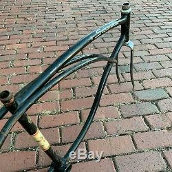 1963 Schwinn American Bicycle Frame Vintage Rare Black Middleweight