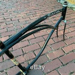 1963 Schwinn American Bicycle Frame Vintage Rare Black Middleweight