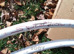 1963 Vintage Schwinn Co-Ed Ladies 26 Cruiser Bicycle White Pink Frame