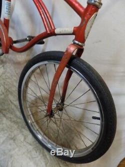 1964 Schwinn Stingray Boys Muscle Bike Vintage Solo Polo Bicycle Early Red USA