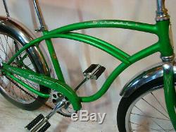 1964 Schwinn Stingray Boys Muscle Bike Vintage Solo Polo Bike Early Lime Green