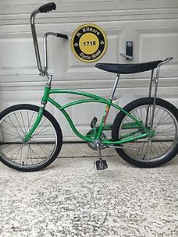 1964 Schwinn Stingray Flamboyant Lime Vintage Bicycle