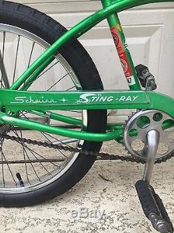 1964 Schwinn Stingray Flamboyant Lime Vintage Bicycle