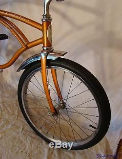 1965 Schwinn Stingray Coppertone Muscle Bike Banana Seat Vintage S2 Nos Slik