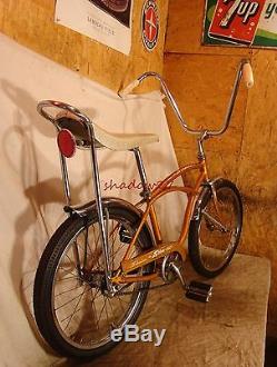 1965 SCHWINN STINGRAY EARLY COPPERTONE MUSCLE BIKE BANANA SEAT VINTAGE S7 SLIK