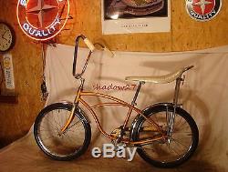 1965 SCHWINN STINGRAY EARLY COPPERTONE MUSCLE BIKE BANANA SEAT VINTAGE S7 SLIK